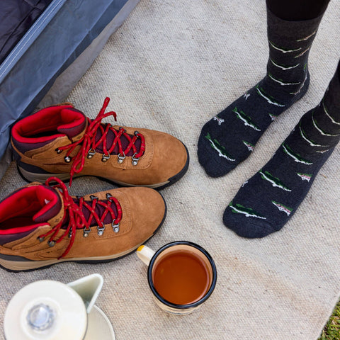 Socks that Protect National Parks - Grey Fish
