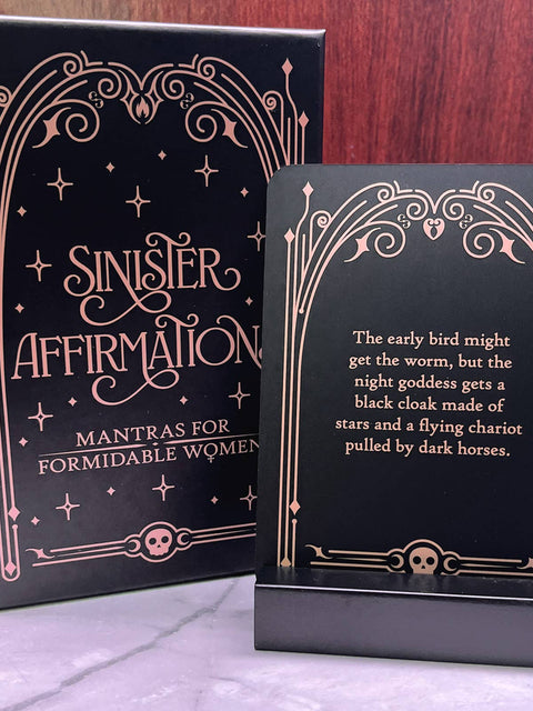 Card Deck - Sinister Affirmations