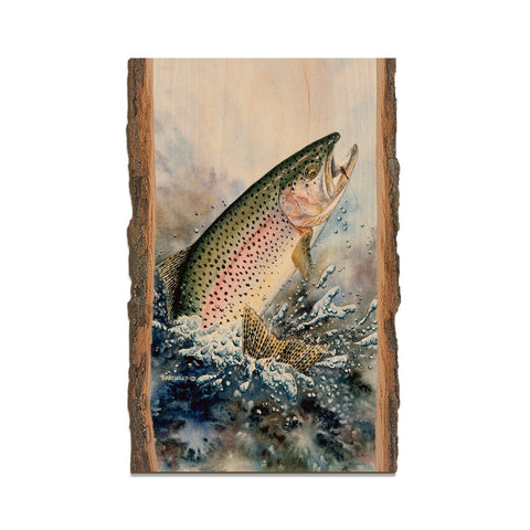 Wood Magnet - Live Edge Bartholet's Rainbow Trout