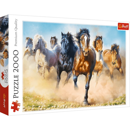 Puzzle - Galloping Herd of Horses (1000pc)