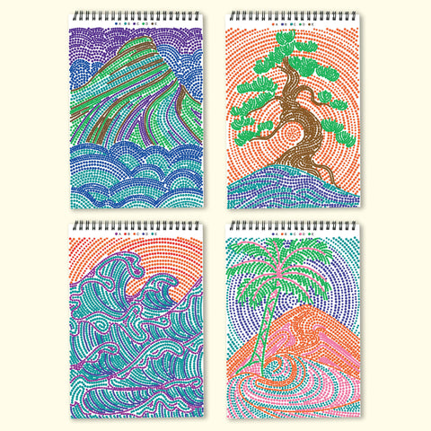 FlowArt - Dot by Letter: Landscapes