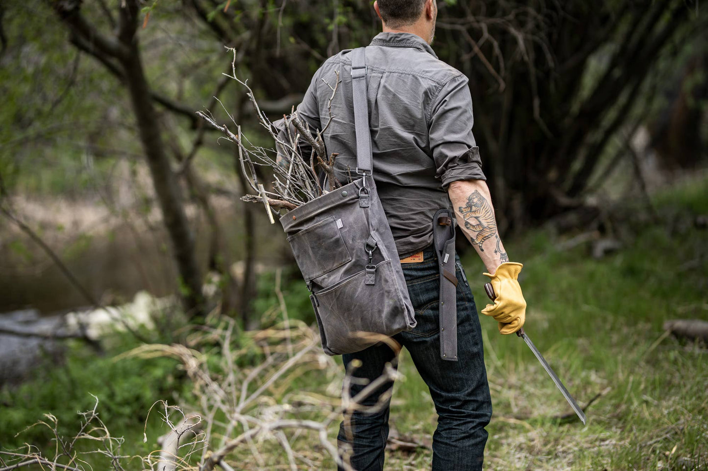 Harvesting and Gathering Bag - Dark Khaki