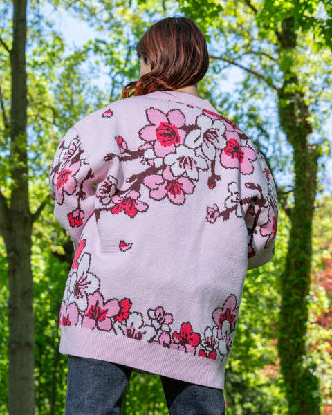 Cardigan - Cherry Blossom