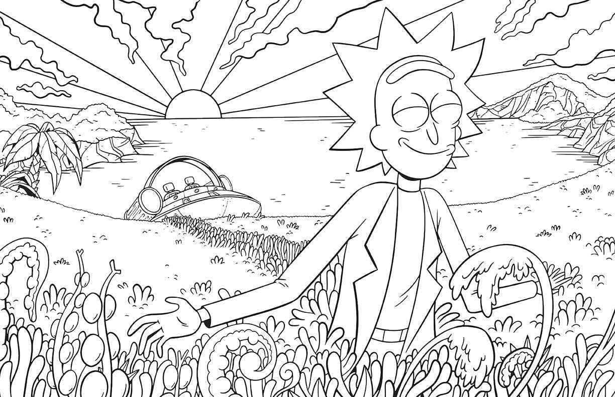 Coloring Book - Rick and Morty: Sometimes Science