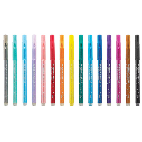 Markers - Rainbow Sparkle Glitter (Set of 15)