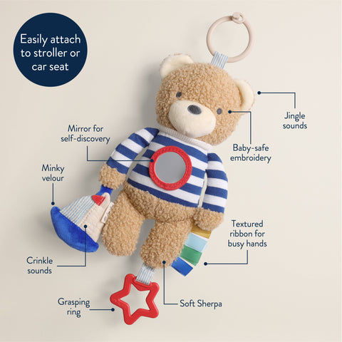 Baby Toy - Bitzy Traveler™ Bear