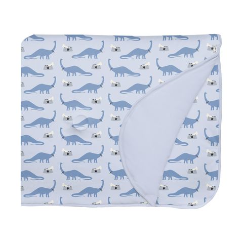 Fluffle Toddler Blanket with Embroidery - Dew Pet Dino