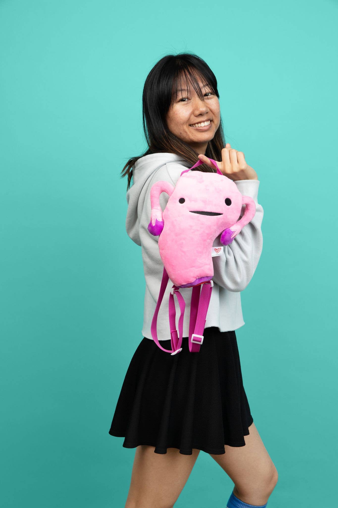 Plush Backpack - Uterus