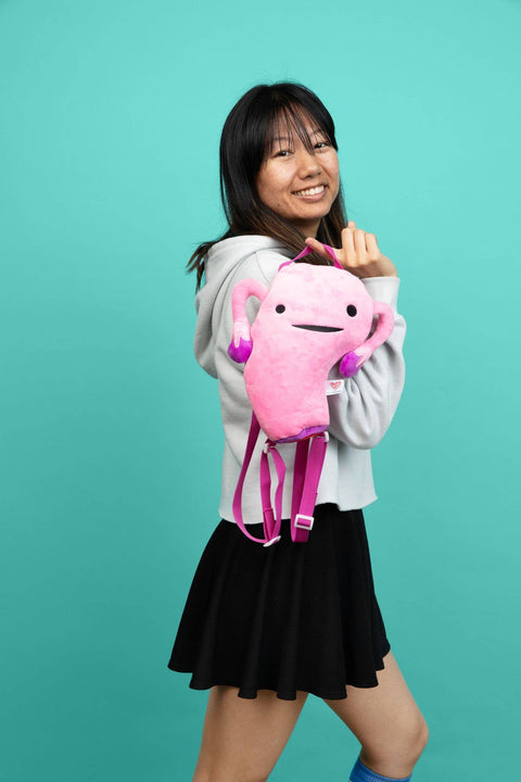 Plush Backpack - Uterus