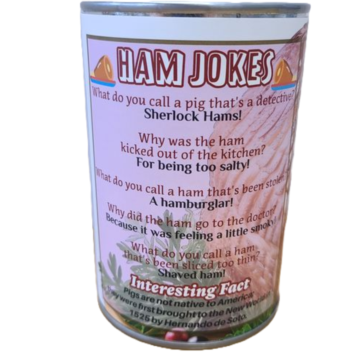 Stuffed Animal - Canned Christmas Ham