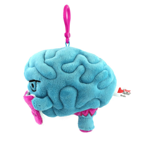 Keychain - Brain I Love To Read 5”