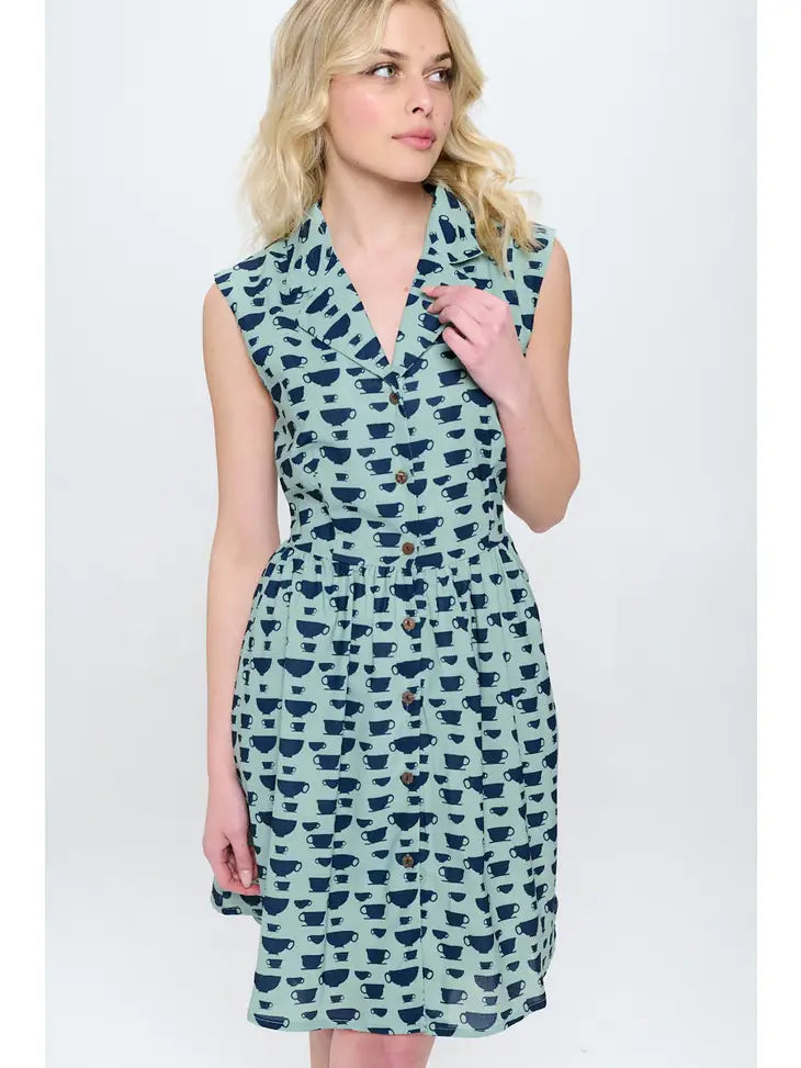 Dress - Teacup Print