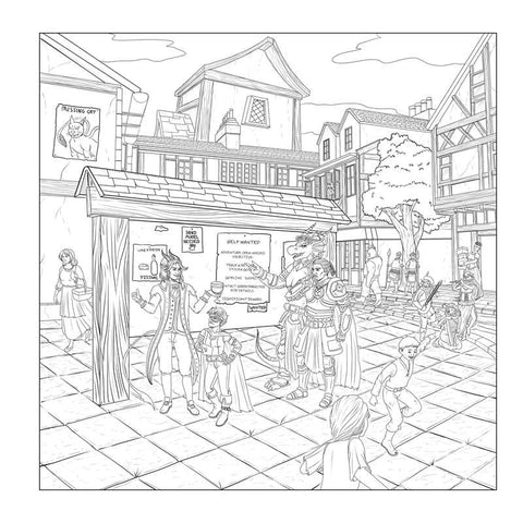 Coloring Book - Düngeonmeister Goblin Quest