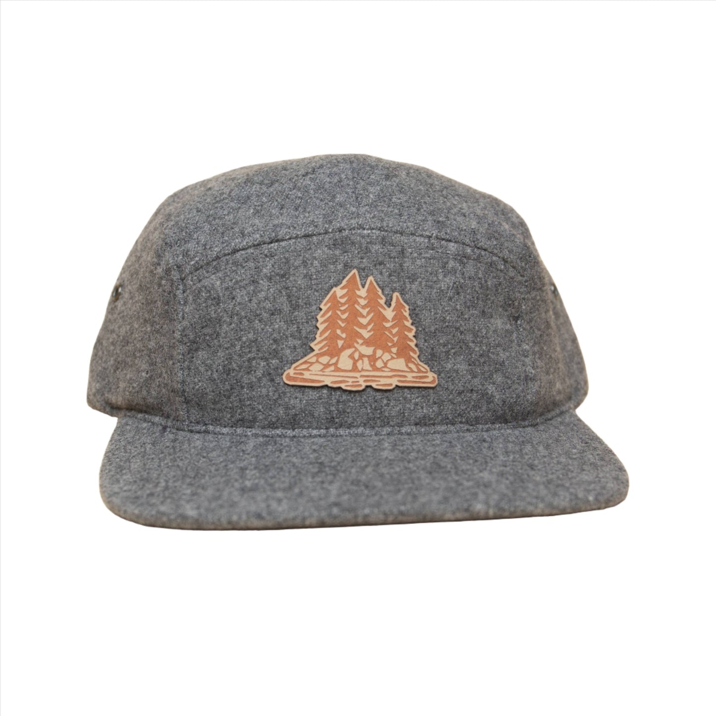 Hat (5 Panel) - Lone Island Trees (Charcoal)