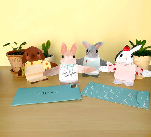 Notecards - Snuggle Bunnies