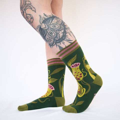 Crew Socks - Pitcher Plant