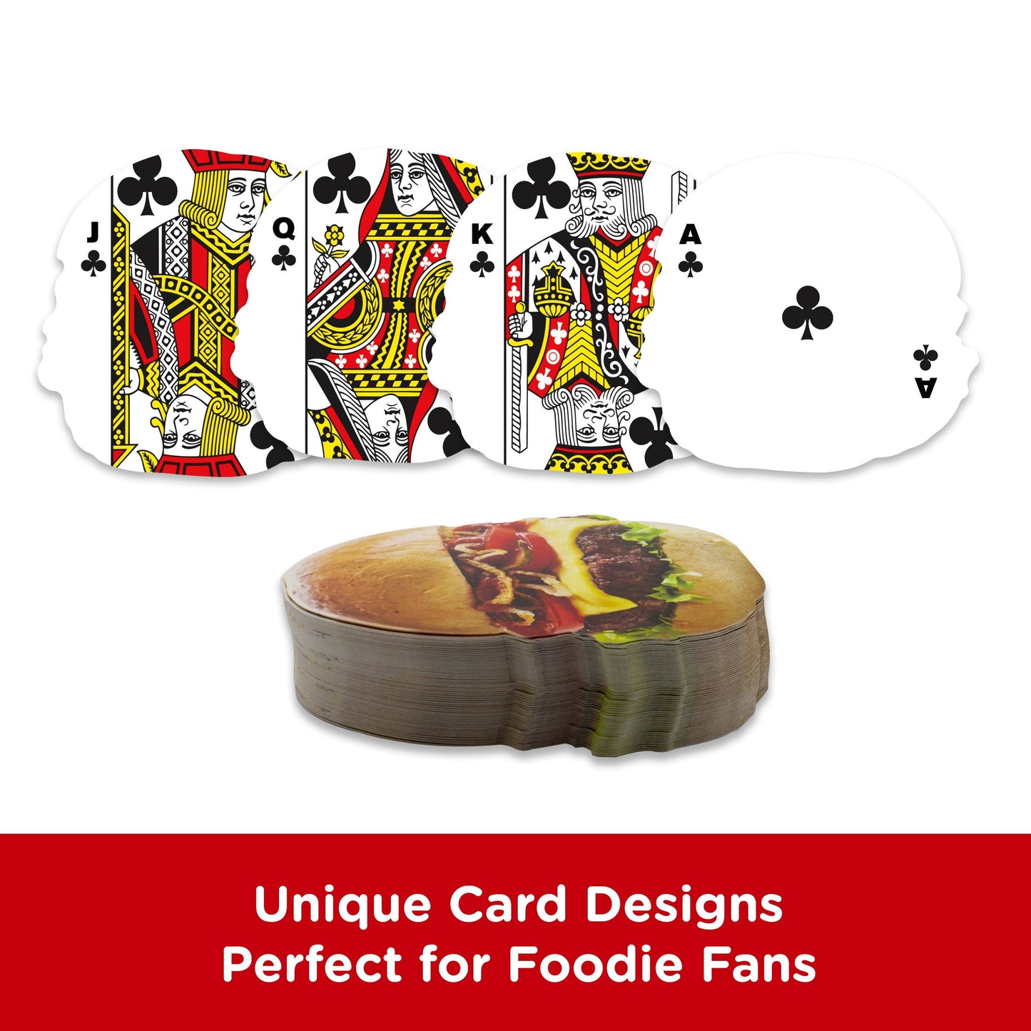 Playing Cards - Hamburger Shaped