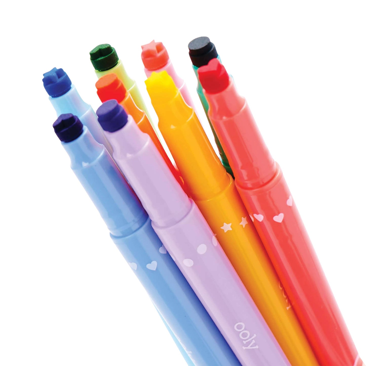 Markers - Confetti Stamp Double-Ended Markers (Set of 9)