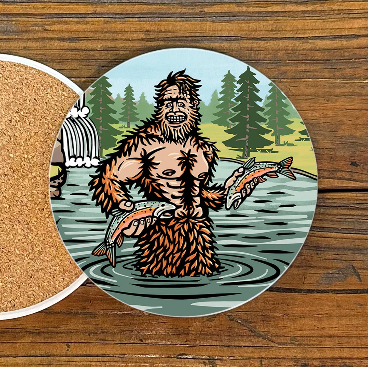 Ceramic Coaster - Sasquatch