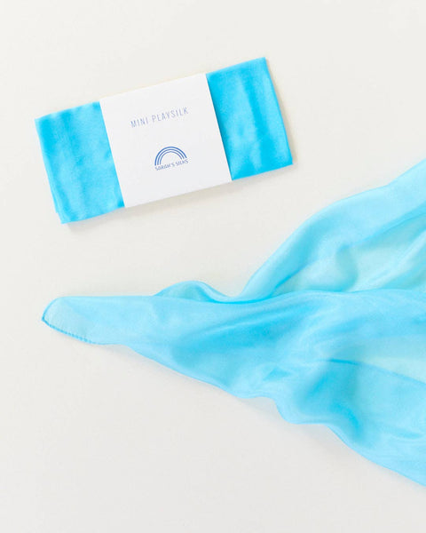 Mini Playsilks - Orange (100% Natural Silk)