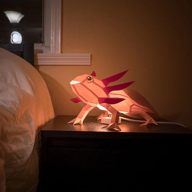 3D Papercraft - Axolotl Lamp