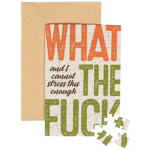 Greeting Card - Cannot Stress Puzzle