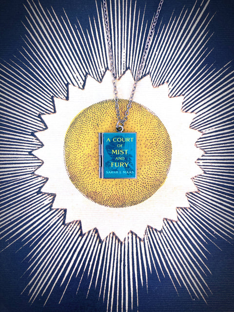 Necklace - Book Locket: A Court of Mist and Fury Stainless Steel