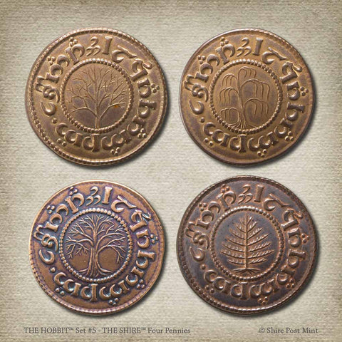 Coin Set - The Hobbit™ Set #5: The Shire Four Pennies