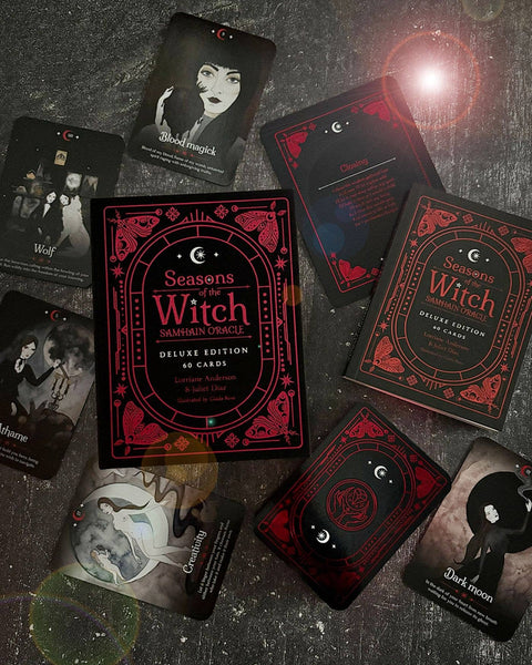 Seasons of the Witch: Samhain Oracle DELUXE EDITION by Lorriane Anderson: Flashcards; 184 pages / English