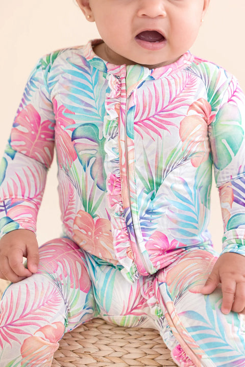 Ruffle Convertible Romper - Lucia