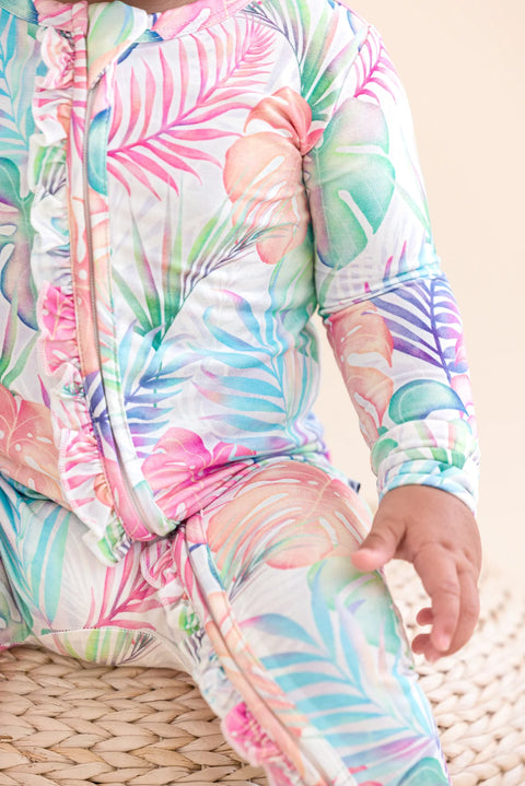 Ruffle Convertible Romper - Lucia