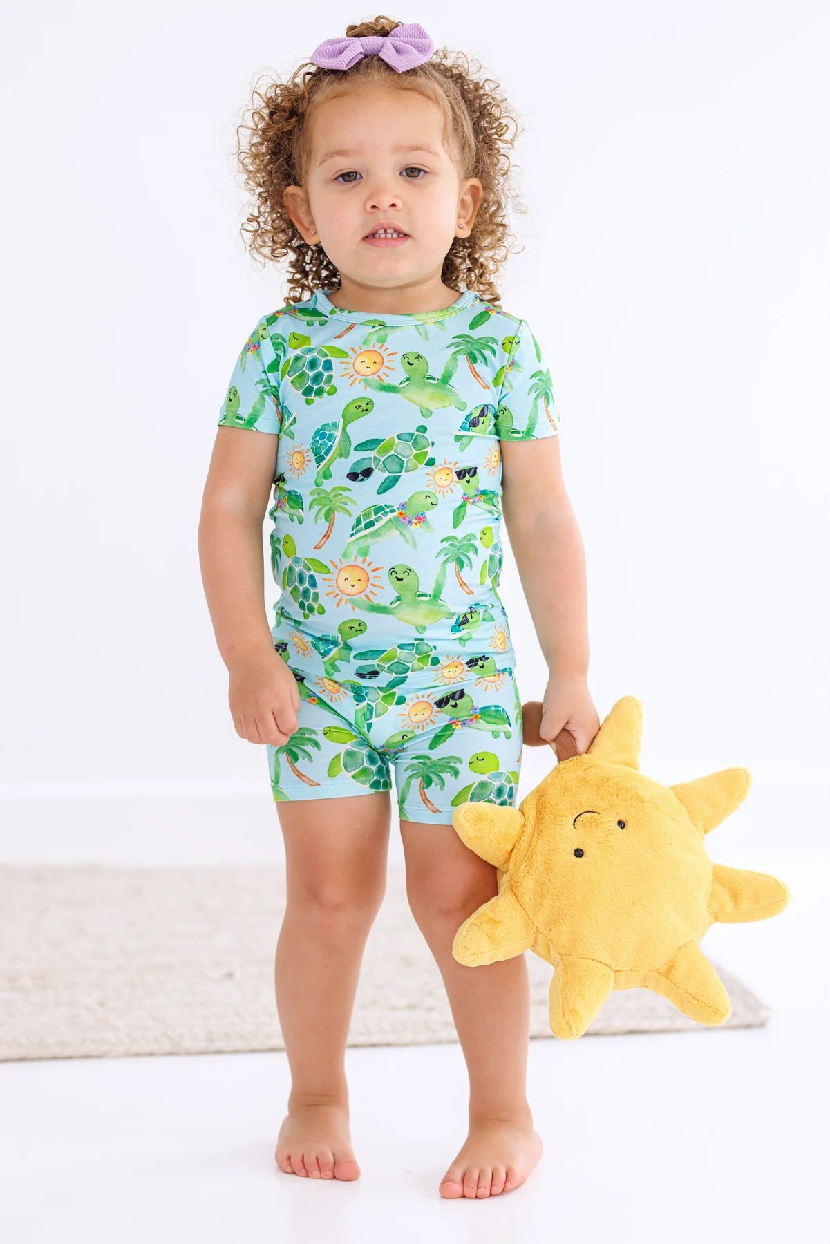 2 Piece Pajama Set (Shorts) - Myrtle