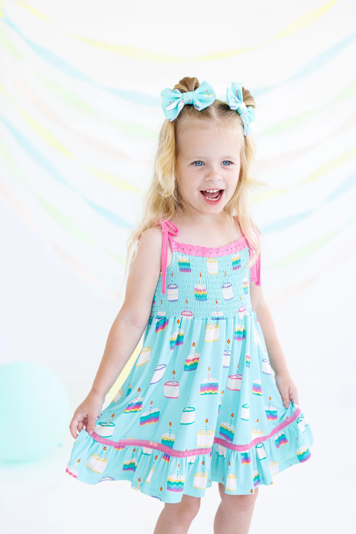 Smocked Birdie Dress - Harlow