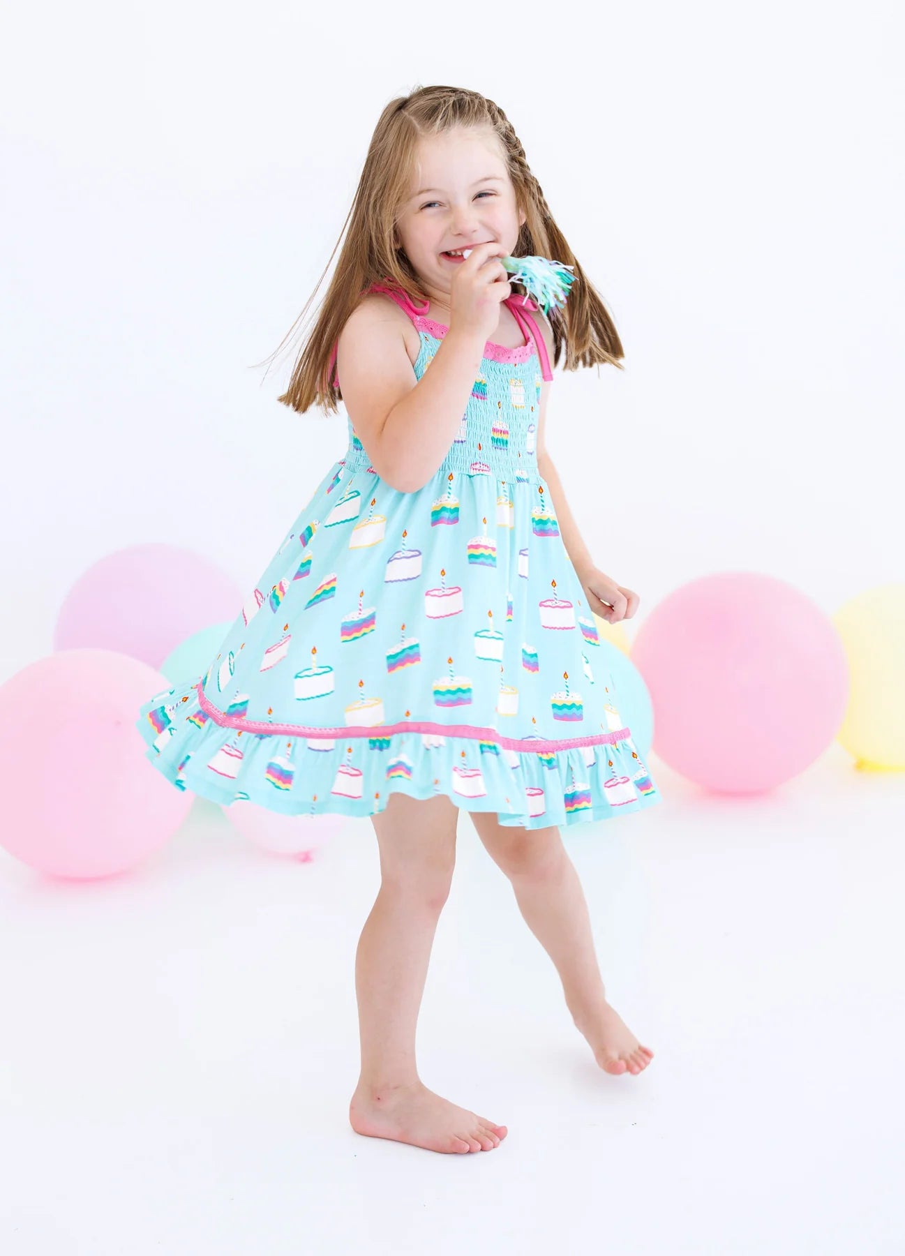 Smocked Birdie Dress - Harlow