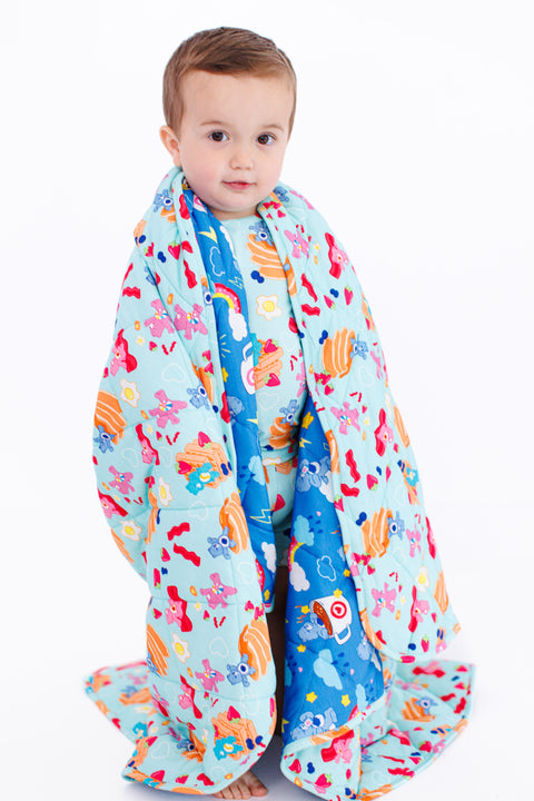 Toddler Birdie Quilt - Care Bears™ Breakfast Bears/Grumpy Coffee