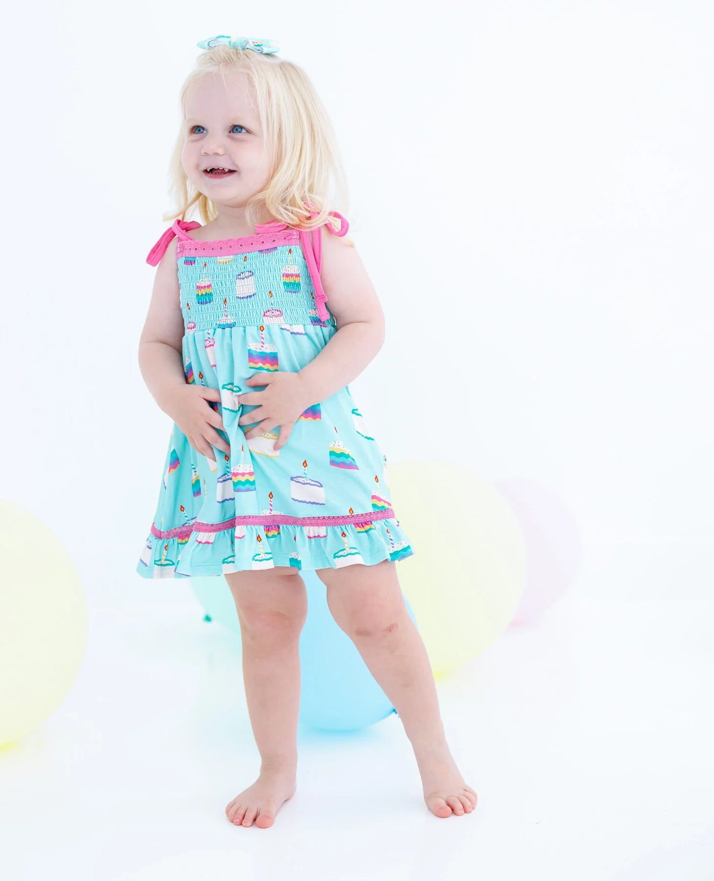 Smocked Birdie Dress - Harlow