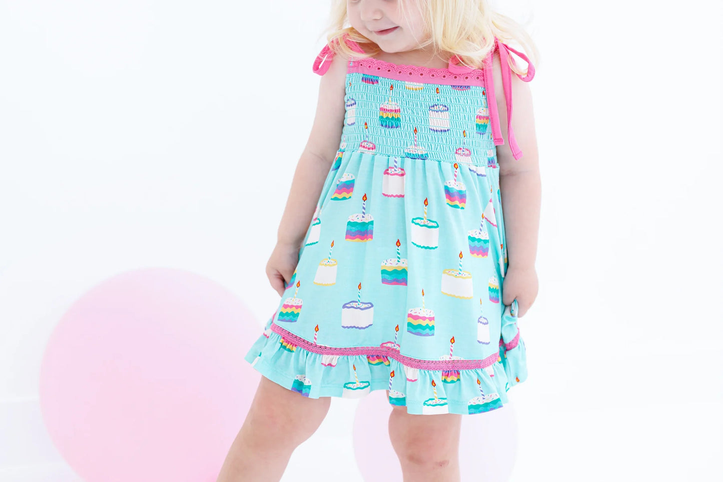 Smocked Birdie Dress - Harlow