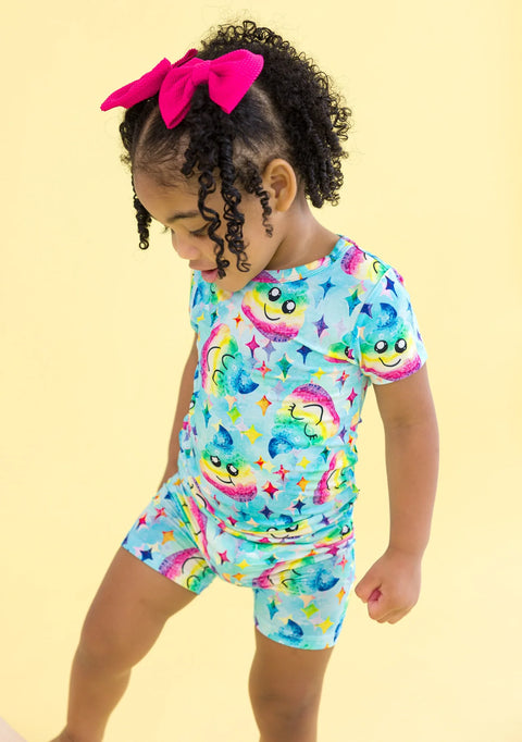 2 Piece Pajama Set (Short Sleeve & Shorts) - Johnny