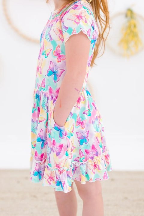 Birdie Dress - Dahlia