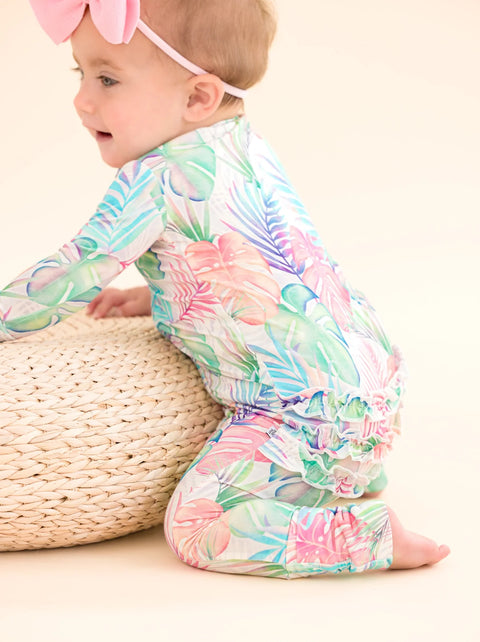 Ruffle Convertible Romper - Lucia