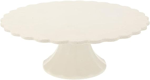 Bamboo Cake Stand - Cream (Small)