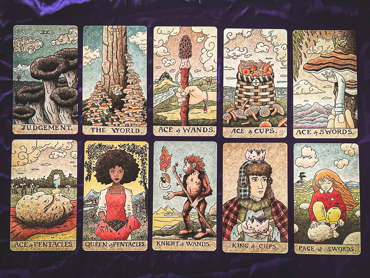 Tarot Cards - The Mushroom Hunter's Arcanum