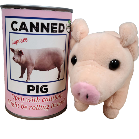 Stuffed Animal - Canned Pig (Standard Lid)