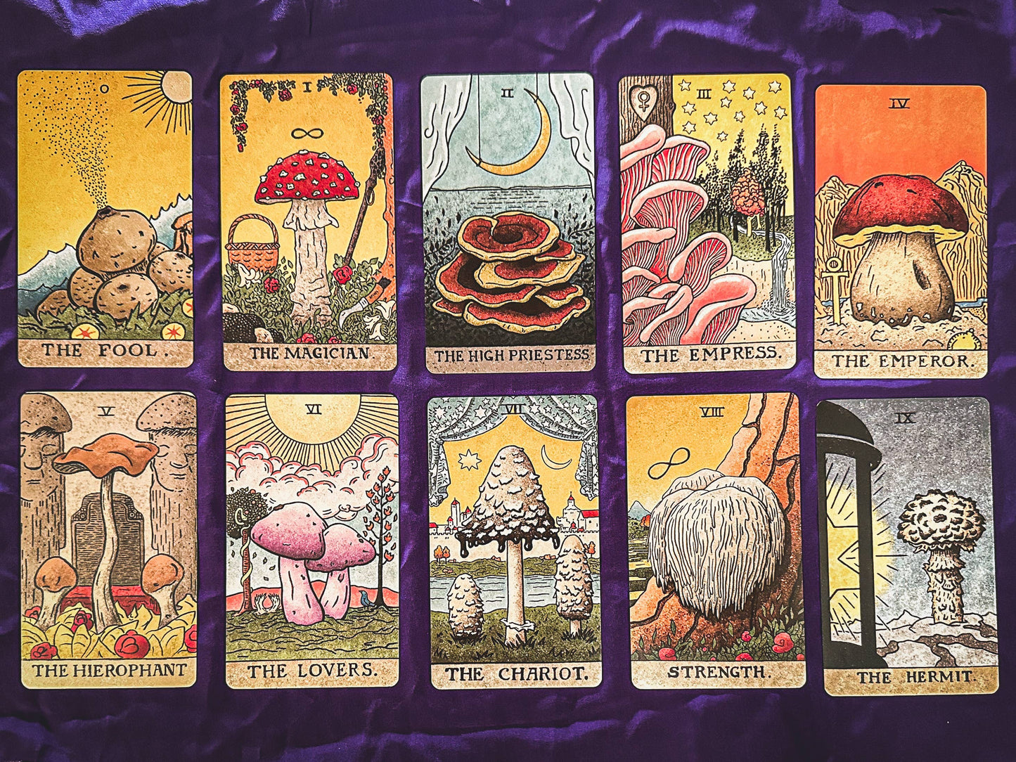 Tarot Cards - The Mushroom Hunter's Arcanum