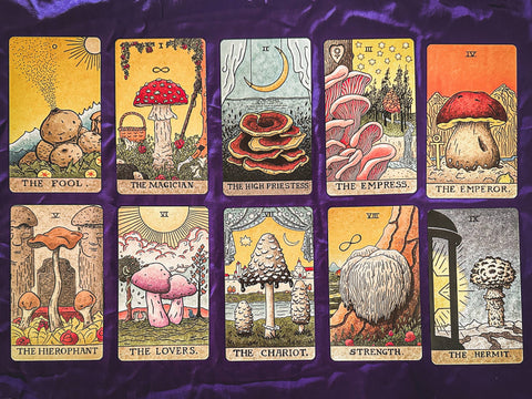 Tarot Cards - The Mushroom Hunter's Arcanum