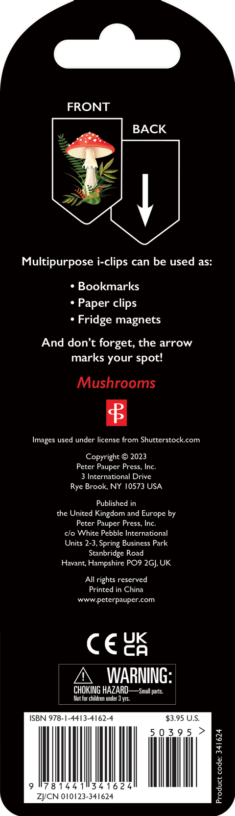 Page Marker - Mushrooms i-clips Magnetic