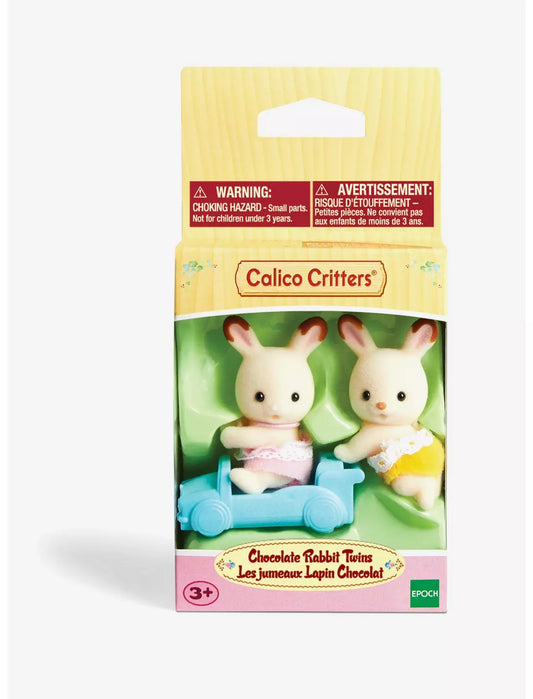 Calico Critters - Chocolate Rabbit Twins