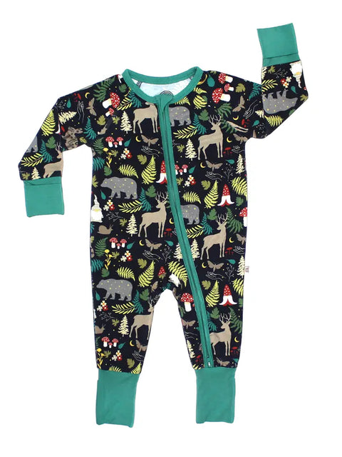 Footie (Convertible) - Night Forest