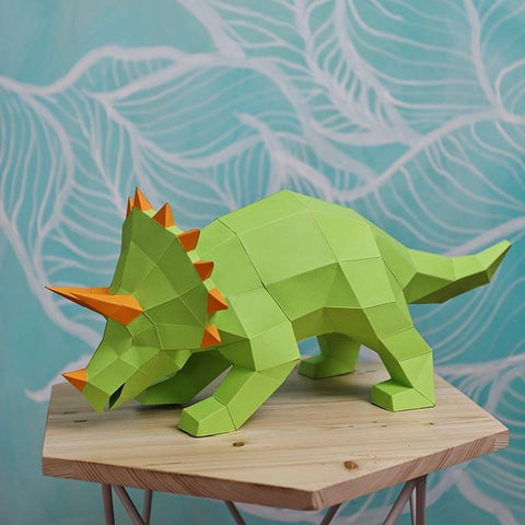 3D PaperCraft - Triceratops Lamp