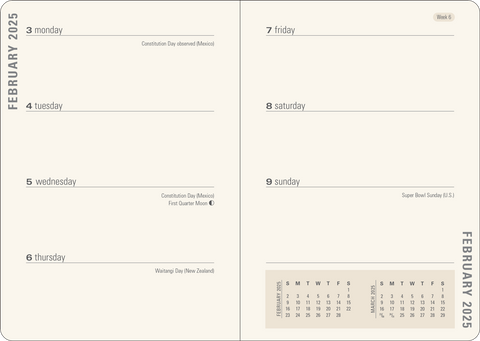 2025 Weekly Planner - Luna Moth